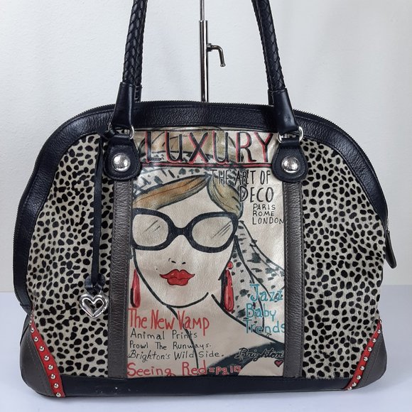 Brighton Handbags - Brighton LUXURY Chic Fashion Art Pony Hair Shoulde